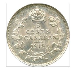 1918 Canada 5 Cent