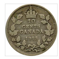 1913 Canada 10 Cent