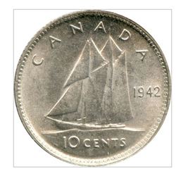 1942 Canada 10 Cent