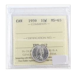 1959 Canada 10 Cent