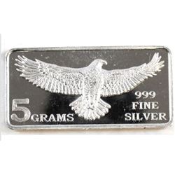 5 Gram Silver Bar