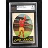 Image 1 : 1958 TOPPS #47 JOHN CARSON (8 NMM)