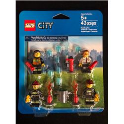 LEGO CITY FIRE LOT 5X MINIFIGURES BATTLE PACK SEALED