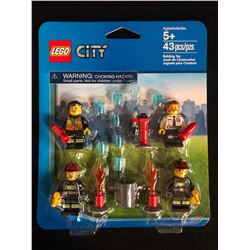 LEGO CITY FIRE LOT 5X MINIFIGURES BATTLE PACK SEALED