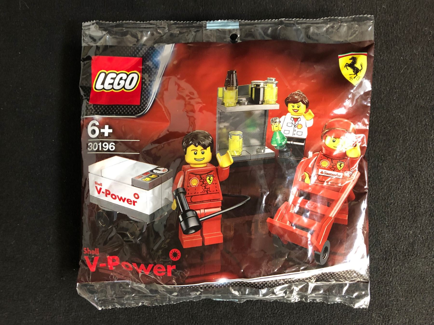 Lego Shell F1 Lego 30196 Shell Ferrari F1 Team polybag
