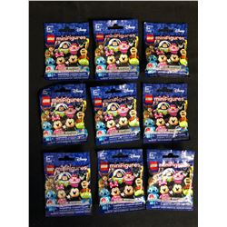 LEGO DISNEY Series 1 (Random, Un-searched) Lot x9 sealed packs