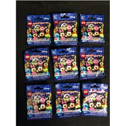 LEGO DISNEY Series 1 (Random, Un-searched) Lot x9 sealed packs