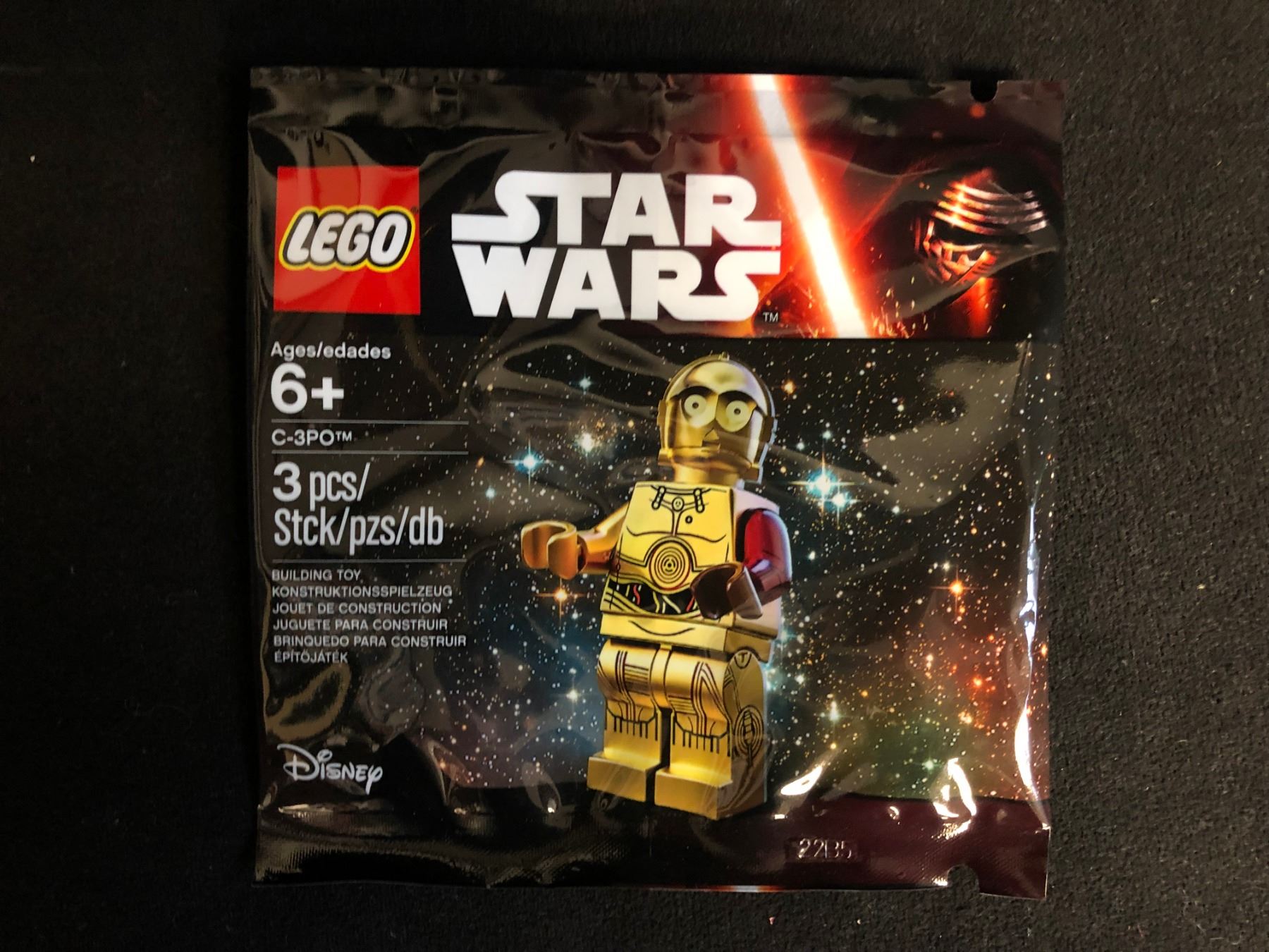 Lego Star Wars Red Arm C 3po Sealed Polybag