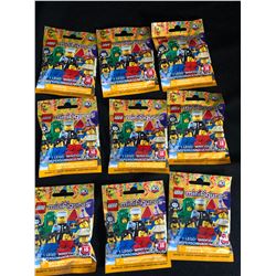LEGO 71201 Series 18 (Random, Un-searched) Lot x9 sealed packs