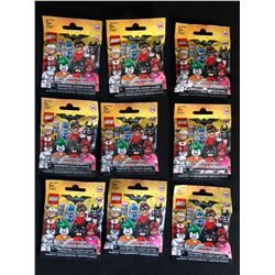 LEGO 71017 BATMAN Series 1 (Random, Un-searched) Lot x9 sealed packs