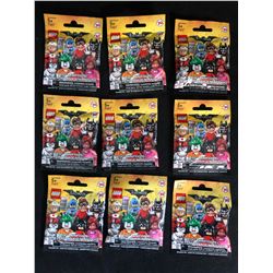 LEGO 71017 BATMAN Series 1 (Random, Un-searched) Lot x9 sealed packs