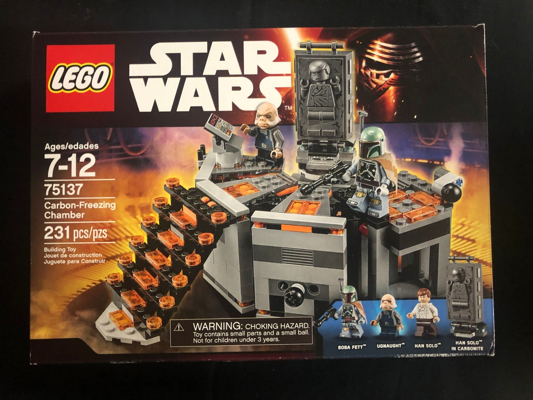 star wars lego carbon freezing chamber