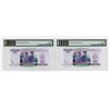 Image 2 : Banque De La Republique Du Burundi, 2004 Sequential Replacement / Star Note Pair.