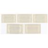 Image 2 : Germany. Notgeld, POW Camp in Truppenplatz Koenigsbrueck, 1915. Set of 5 different.