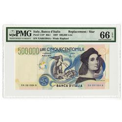 Banca d'Italia, 1997 Issued Replacement Star Note.
