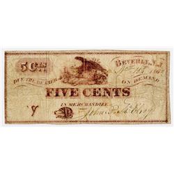 John P. McElroy. 1862. Obsolete Note.