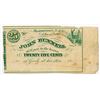 Image 1 : John Bunnell. 1862  Obsolete Scrip Note.