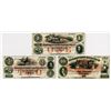 Image 1 : Bordentown Banking Co. 1855. Trio of Obsolete Notes.