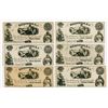 Image 1 : Bridgeton Glass Works. 1863. Sextet of Obsolete Notes.