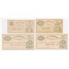 Image 2 : Bridgeton Glass Works. 1869. Quartet of Obsolete Notes.