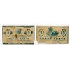 Image 1 : Dare's Drug Store. 1863. Pair of Obsolete Scrip Notes.