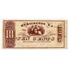 Image 1 : Samuel D.Burns. 1862. Obsolete Scrip Note.
