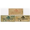 Image 1 : Three Issuers. 1862. Trio of Obsolete Scrip Notes.
