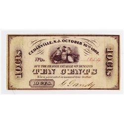 G.Gandy. 1862. Obsolete Scrip Note.