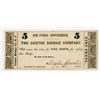 Image 1 : Centre Bridge Co. 1842. Obsolete Scrip Note.