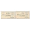 Image 2 : Unspecified. 1860's. Pair of Obsolete Scrip Notes.