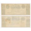 Image 2 : Samuel Matthews. 1837. Pair of Obsolete Scrip Notes.