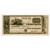 Image 1 : Union Bank at Dover. 1868. Partially Issued Obsolete Note.