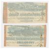Image 2 : Manufacturers Bank. 18xx. Pair of SENC Cut Down Obsolete Bank Notes.