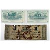 Image 1 : Fislerville Glass Works. 1863. Trio of Obsolete Notes.