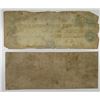 Image 2 : Monmouth Bank. 1858. Pair of Obsolete Notes.