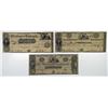 Image 1 : Washington Banking Co. 1833. Trio of Obsolete Notes.