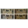 Image 1 : Franklin Bank. 1827. Quartet of Obsolete Notes.