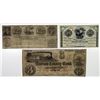 Image 1 : Hudson County Bank and the City of Jersey City. 1862. Trio of Obsolete Notes.