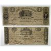 Image 1 : Jersey Bank. 1825. Pair of Obsolete Notes.
