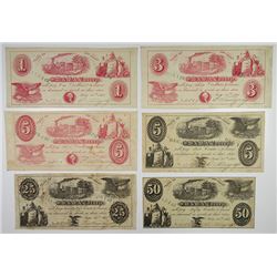 S.W. & W.A. Torrey. 1861. Sextet of Obsolete Notes.
