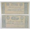 Image 2 : Marshallville, New Jersey. W.A.Williams & W.A.Warren. 1841. Pair of Obsolete Scrip Notes..
