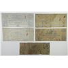 Image 2 : Morristown, NJ. Morris County Bank. 1855 to 1857. Quintet of Obsolete Notes.
