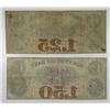 Image 2 : Mount Holly Bank. 1862 Obsolete Note pair.