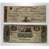 Image 1 : Bank of New Brunswick, 1836 Obsolete Banknote Pair