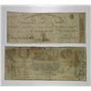 Image 2 : Bank of New Brunswick, 1836 Obsolete Banknote Pair