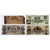 Image 1 : State Bank at New Brunswick. 1818 Obsolete Banknote Quartet.