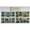 Image 1 : State Bank at New Brunswick. 1862. Quartet of Obsolete Notes.