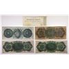 Image 2 : State Bank at New Brunswick. 1862. Quartet of Obsolete Notes.