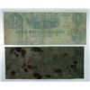 Image 2 : Mechanics Bank. 1863 Obsolete Banknote Pair