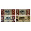 Image 1 : State Bank at Newark. 1864 Obsolete Banknote Quartet